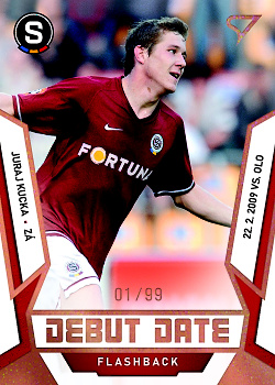 Juraj Kucka Sparta Praha SportZoo FORTUNA:LIGA 2022/23 2. serie Debut Date Flashback /99 #DF-2